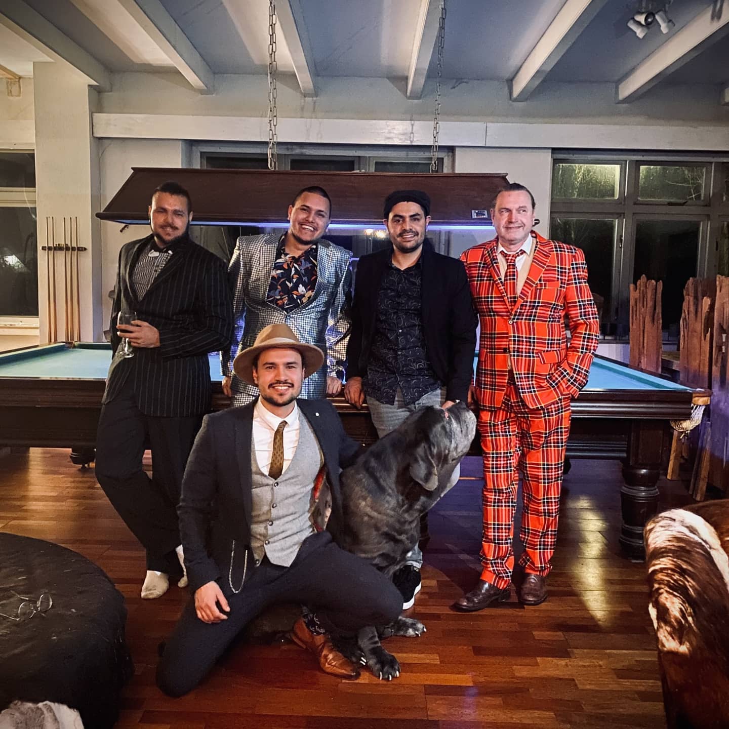 De familie tijdens kerst 2020
